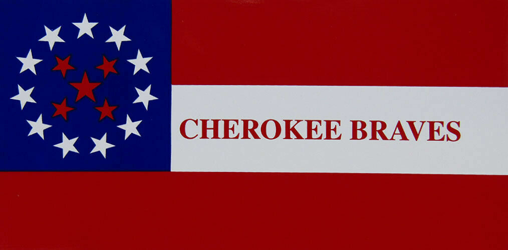 Cherokee Braves Vinyl Decal Bumper Sticker