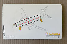 Lufthansa Airline B737-300/-500 Safety Card picture