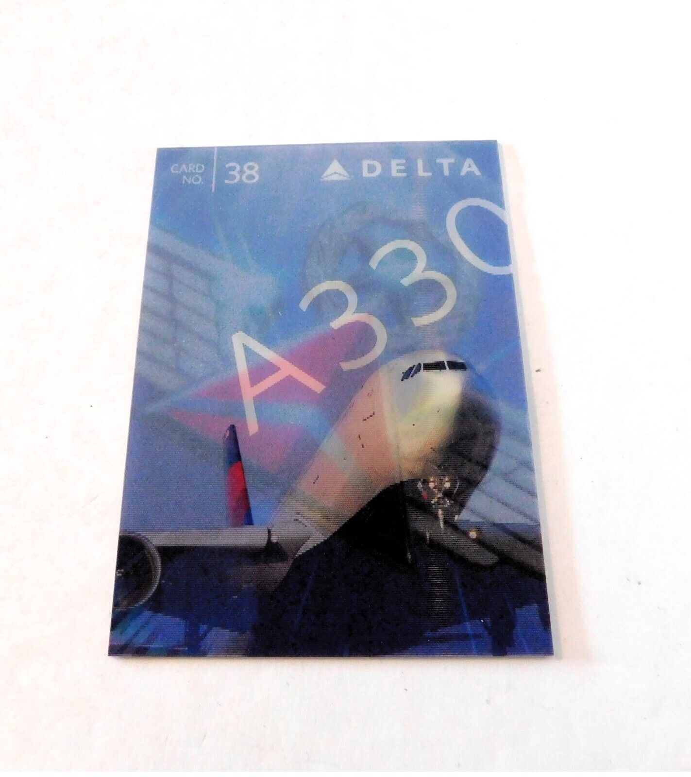 Delta Air Lines Airbus A330 Aircraft 2015 Pilot Holographic Collector Card #38