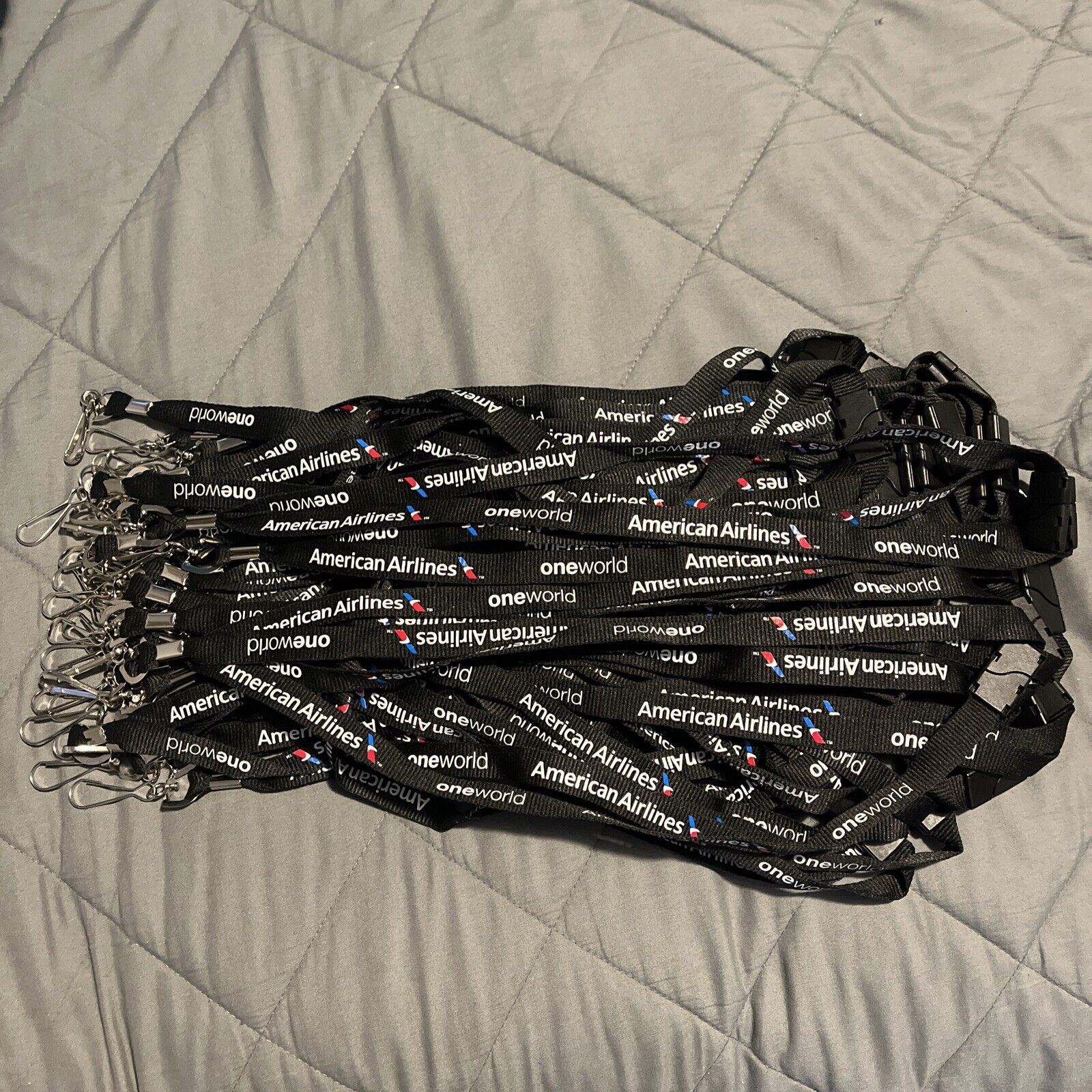 American Airlines/One World Crew Exclusive Lanyard (1 Count) **Free Shipping**