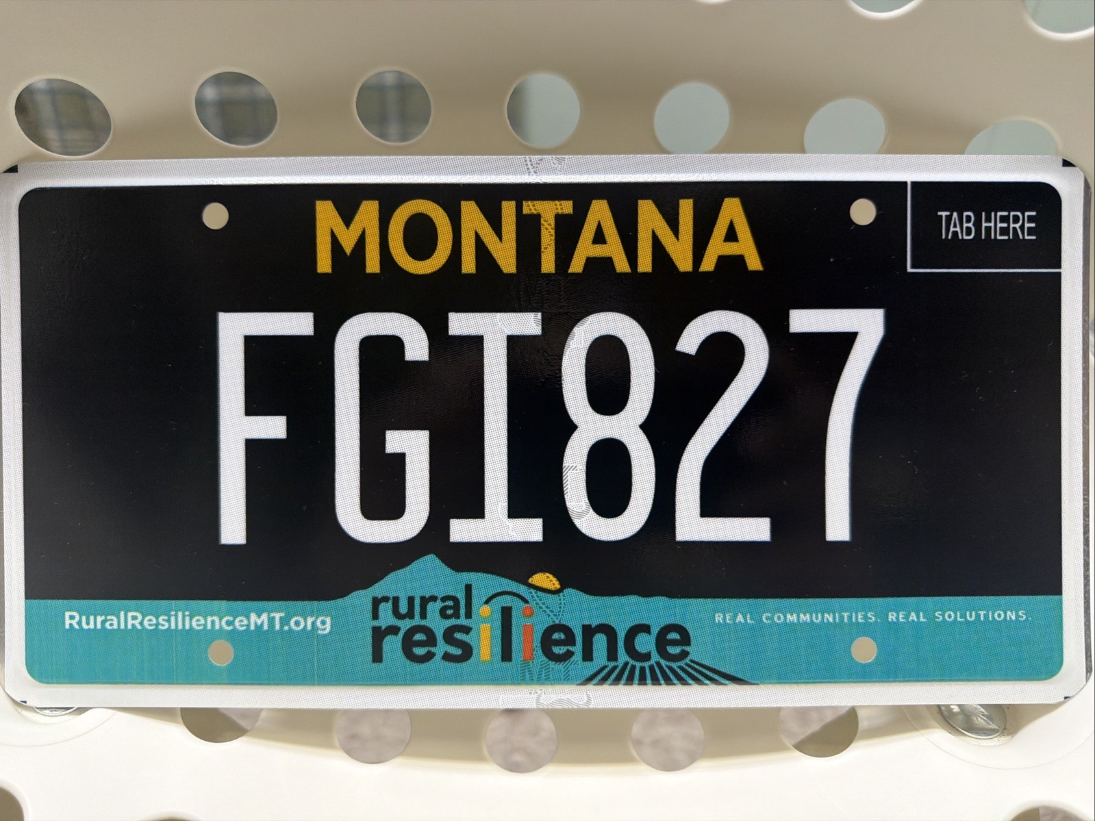 REAL COMMUNITIES. REAL SOLUTIONS. RuralResilienceMT.org MONTANA LICENSE PLATE REAL COMMUNITIES. REAL SOLUTIONS. RuralResilienceMT.org MONTANA LICENSE PLATE