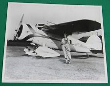 Vintage 8 X 10 Photo Ruth Nichols & Life Savers Lockheed Vega Airplane picture