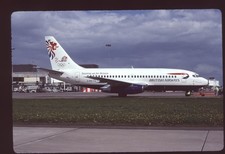 Orig 35mm airline slide British Airways 737-236 Sydney 2000 c/s G-BKYG picture