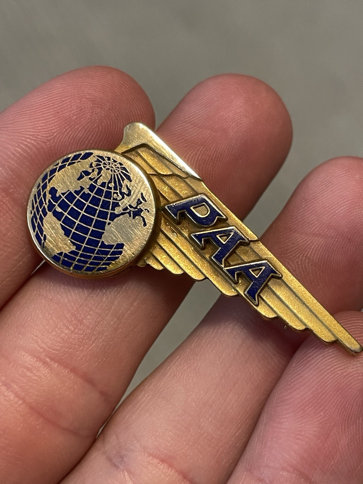 PAM AMERICAN AIR LINES 1940’s AGENT WING IN EXCELLENT CONDITION PAM AMERICAN AIR LINES 1940’s AGENT WING IN EXCELLENT CONDITION