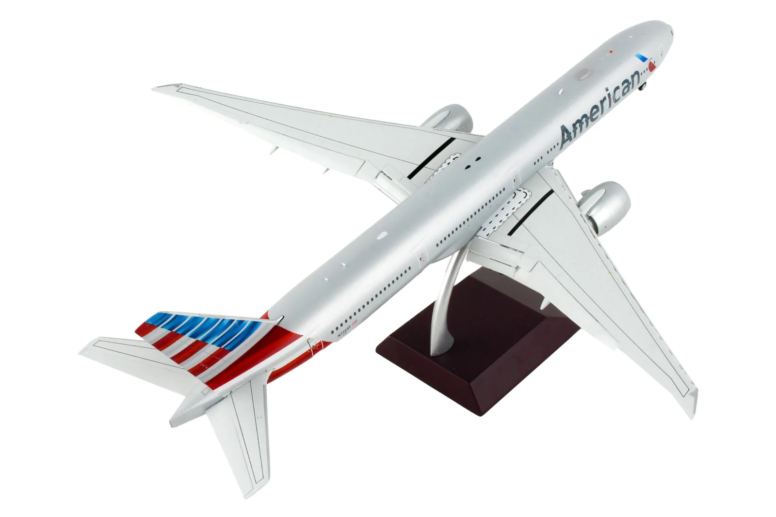 Boeing 777-300ER Commercial Flaps Down Airlines 1/200 Diecast Model Airplane