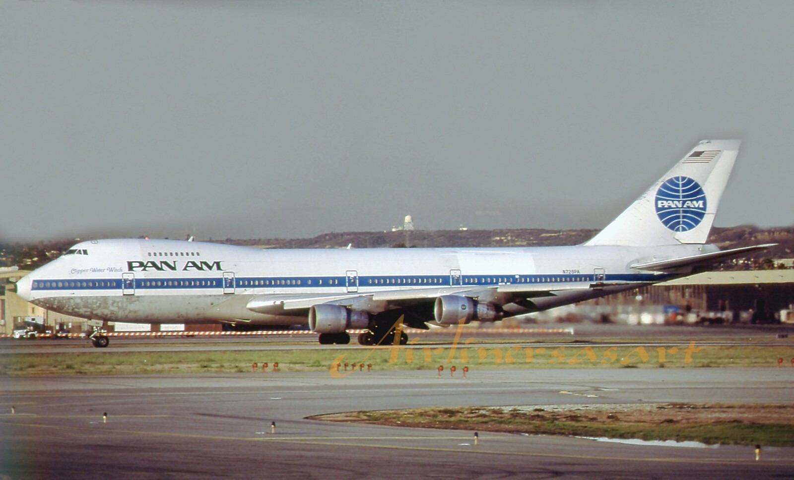 Pan Am Boeing 747-212B/C N728PA at LAX in May 1987 8\