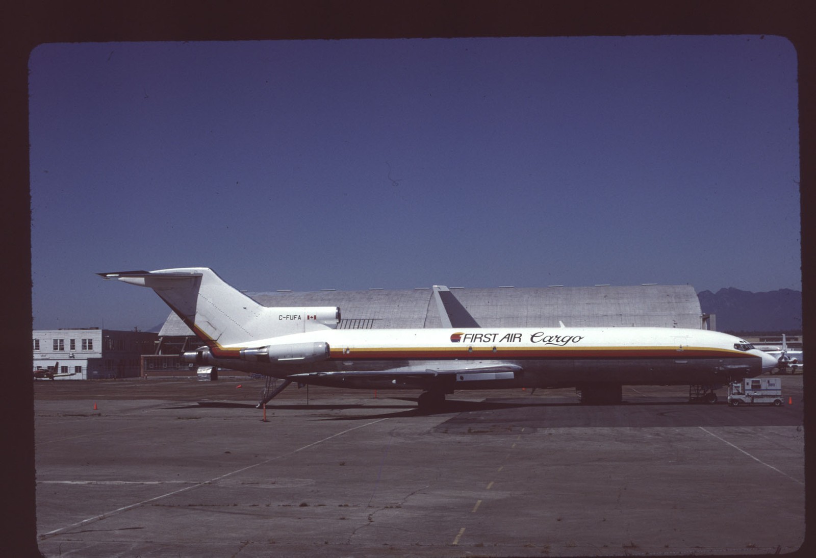 Orig 35mm airline slide First Air Cargo 727-233F C-FUFA Orig 35mm airline slide First Air Cargo 727-233F C-FUFA
