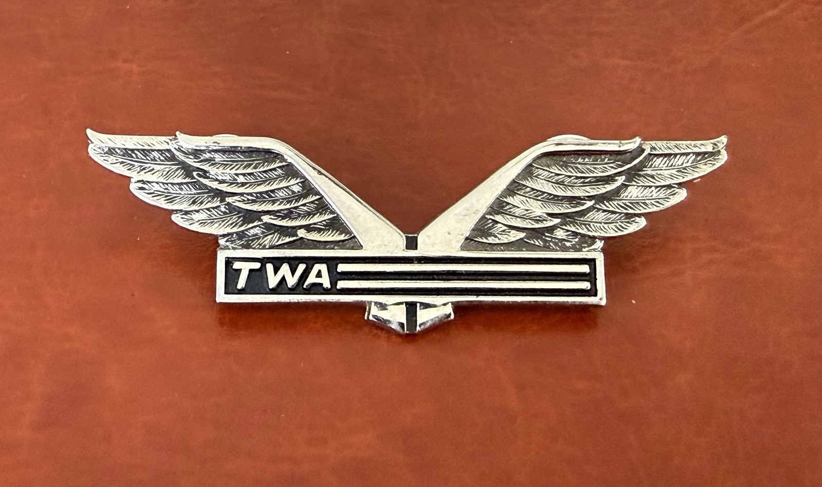 1970’s TWA Trans World Airlines Purser Wing 3rd Issue Type II Flight Attendant