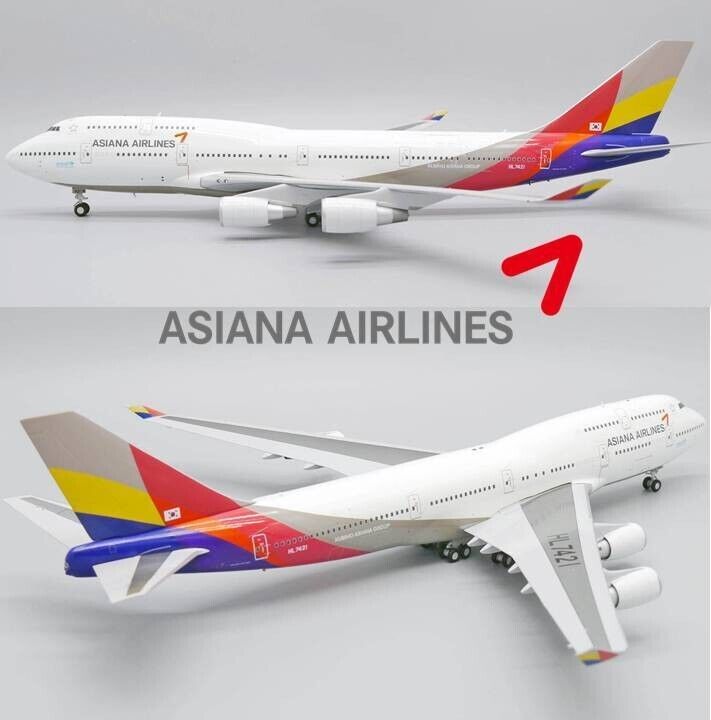 JC Wings 1/200 XX20124, Boeing 747-400M Asiana Airlines HL7421