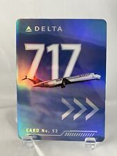 Delta Air Lines Aircraft Trading Card # 52 Boeing 717  Card 2003 picture