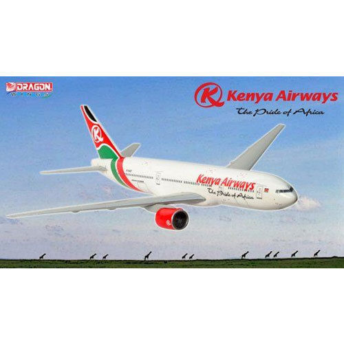 DRAGON 55588 KENYA AIRWAYS 777-2U8ER 2005 LIVERY 1/400 DIECAST MODEL PLANE NEW