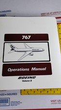 BOEING 767 OPERATIONS MANUAL AIRCRAFT AVIATION VOLUME TWO USA picture