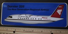 MIDWAY CONNECTION Airlines Dornier 328 Sticker Airplane Aircraft Unused picture