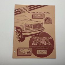 1988 GMC C/K TRUCKS UNDERSTANDING ELECTRONIC CONTROLS SERVICE TRAINING MANUAL picture