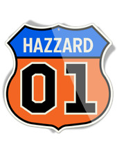 Dukes of Hazzard - 01 Hazzard Shield Shape - Aluminum Sign picture