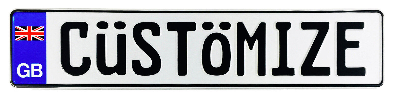 Great Britain Custom License Plate