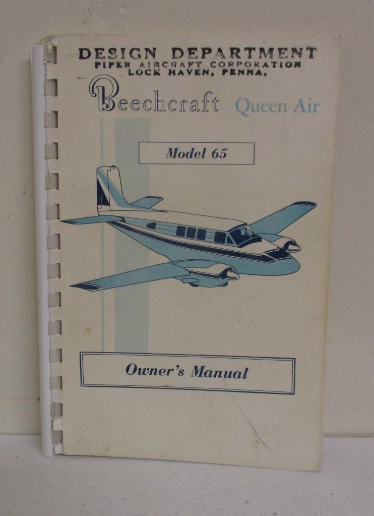 Beechcraft Queen Air Model 65 Owner's Manual (Vintage Aviation Handbook; 1960)