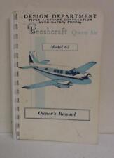 Beechcraft Queen Air Model 65 Owner's Manual (Vintage Aviation Handbook; 1960) picture