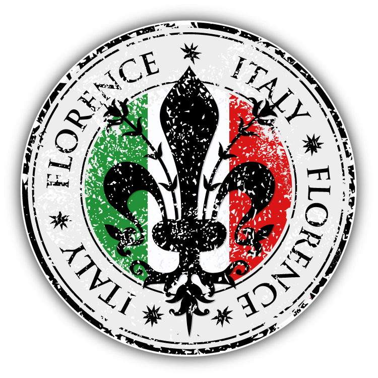 Florence City Italy Flag Grunge Travel Car Bumper Sticker Decal 5\