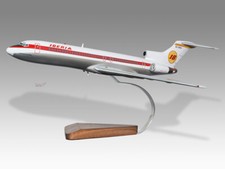 Boeing 727-200 Iberia Old Livery Dried Mahogany Wood Handcrafted Display Model picture
