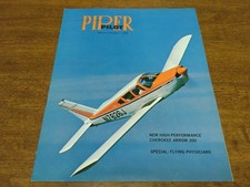 Piper Pilot 1969 Cherokee Arrow 200 Brochure/Magazine picture