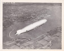 B&W 8x10ish Official PR Photograph for United States Navy Blimp No. 2 (PAM28) picture