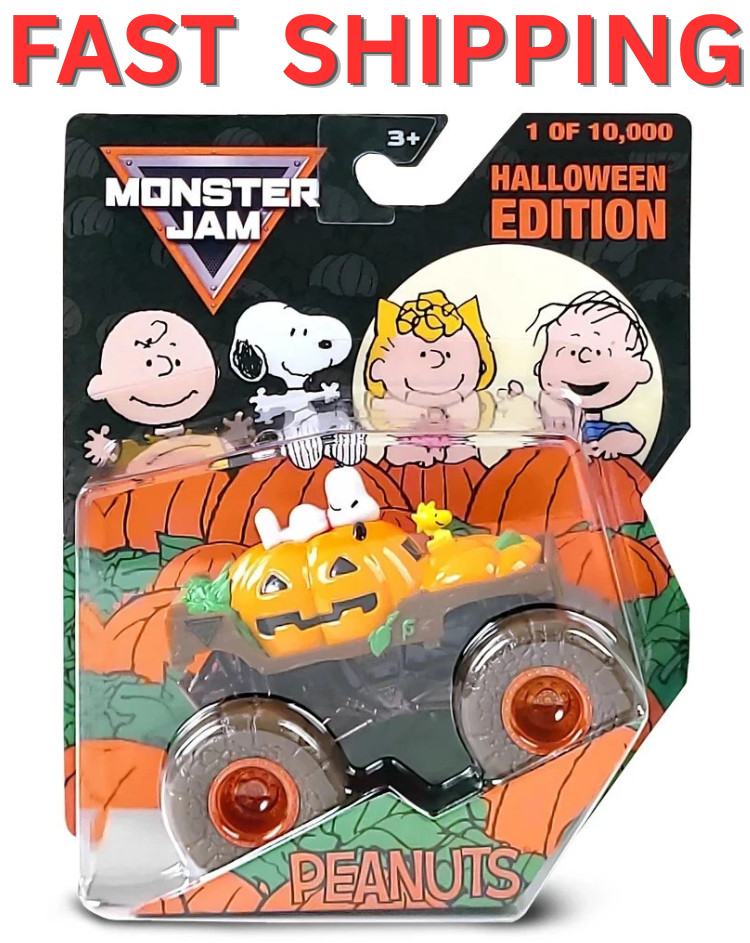 (IN-HAND) Monster Jam 1:64 Peanuts Snoopy Halloween Edition Limited Edition (IN-HAND) Monster Jam 1:64 Peanuts Snoopy Halloween Edition Limited Edition