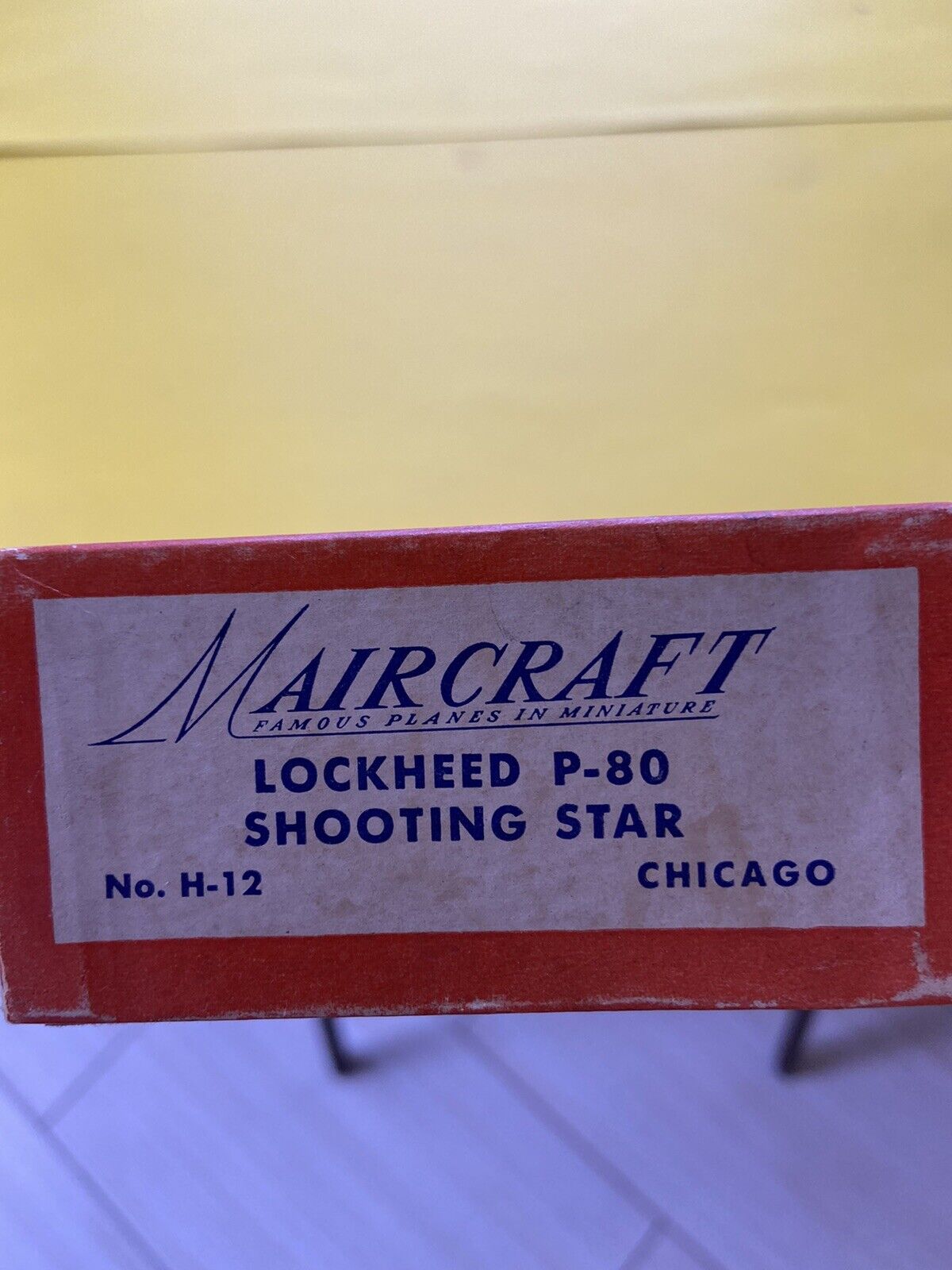 Vintage Maircraft: Lockheed P-80 Shooting Star, No H-12