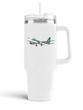 Alitalia Airbus A320 Stainless Steel Quencher Tumbler - 40oz. picture