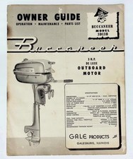 1960's Buccaneer 3 H.P. De Luxe Outbord Motor Owners Guide picture