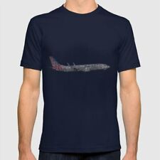 American Airlines Boeing 737 Airport Code Art - T-Shirt (Large) picture