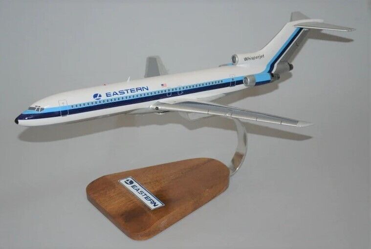 Eastern Airlines Boeing 727-200 White Desk Top Display Model 1/100 SC Airplane