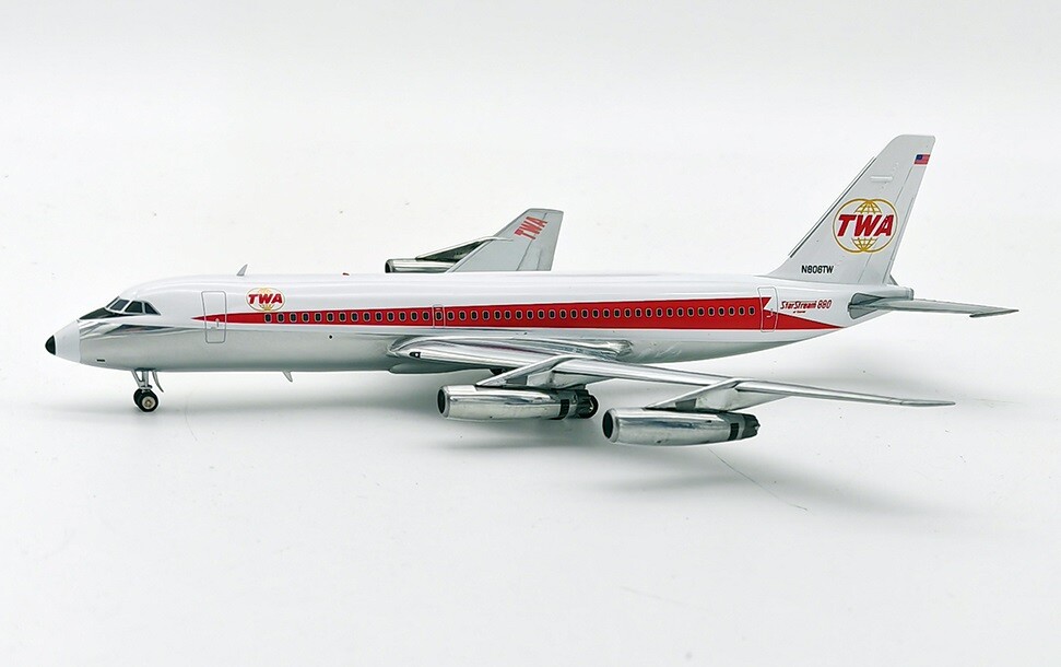 Inflight IF880TW0129P TWA Convair CV-880 N806TW Diecast 1/200 Jet Model Airplane