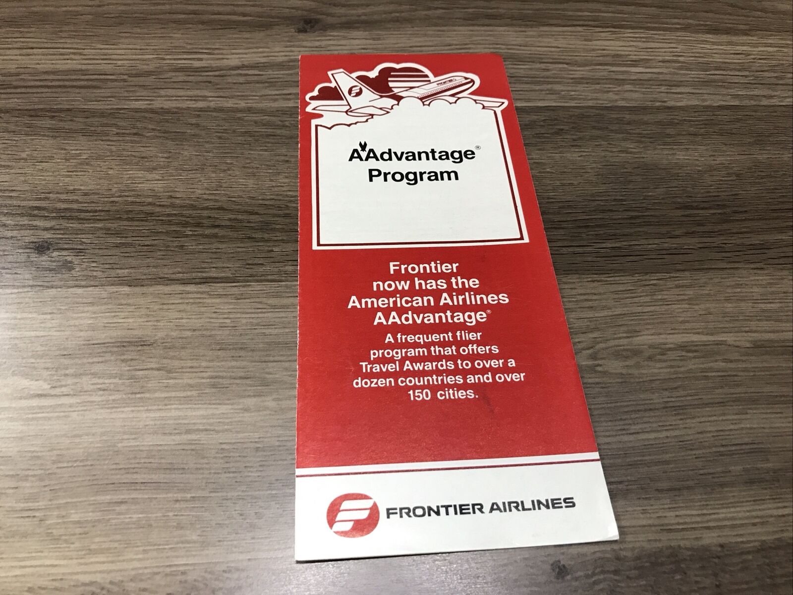 Frontier Airlines AAdvantage Program Brochure