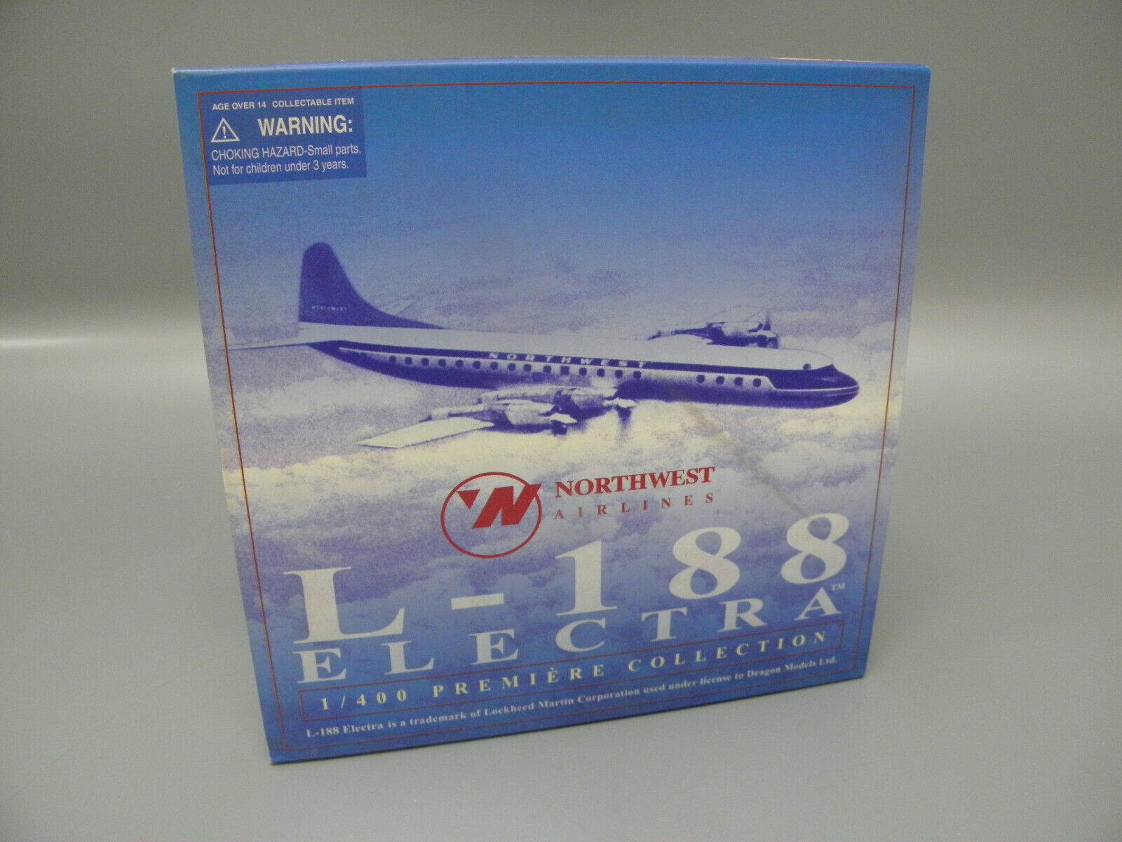 DRAGON 55702 L-188 ELECTRA NORTHWEST AIRLINES N130US 1/400 DIECAST MODEL PLANE  