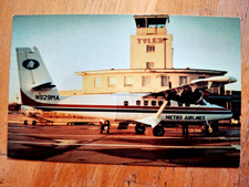 METRO AIRLINES DHC-6 Postcard at TYLER Airport picture