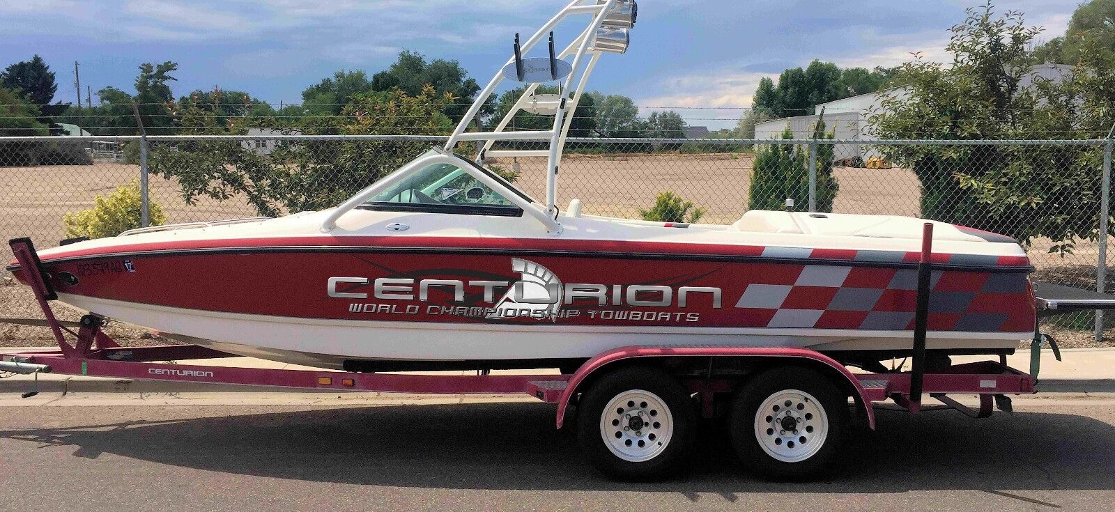 2 Centurion Boats Vinyl Decals EXTRA LARGE 80\