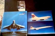 British Airways 1999 Concorde Brochure, Postcards, Lucite Cube picture