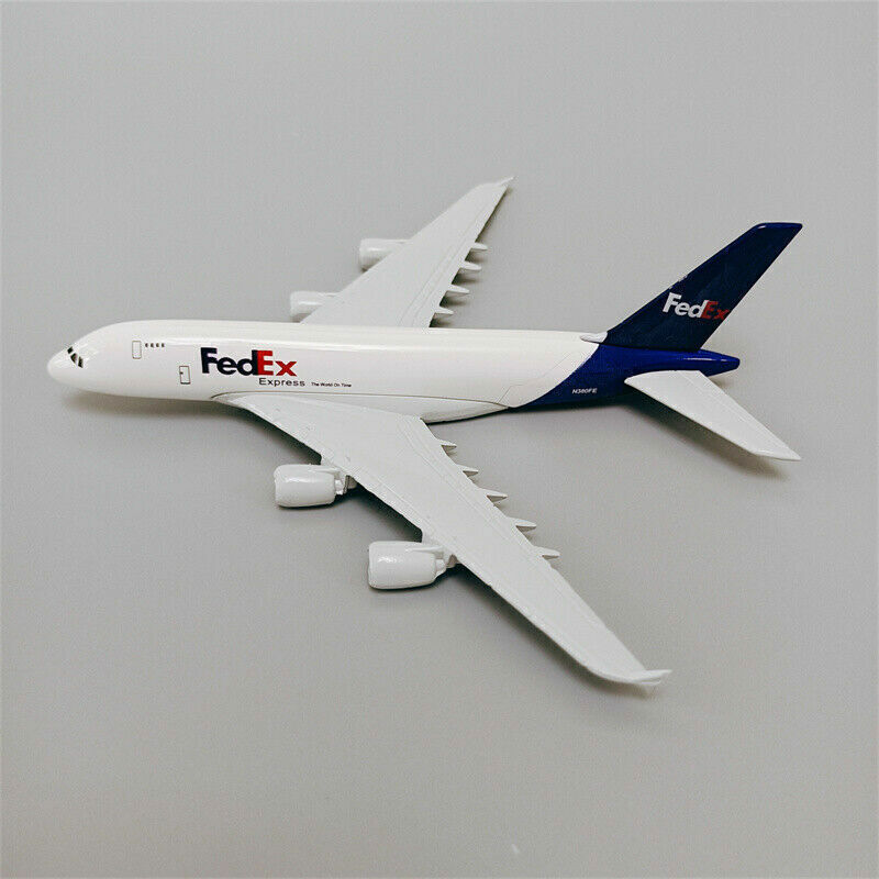 16cm Airplane Model Plane Air FEDEX Airways Airbus 380 A380 Aircraft Model Toy