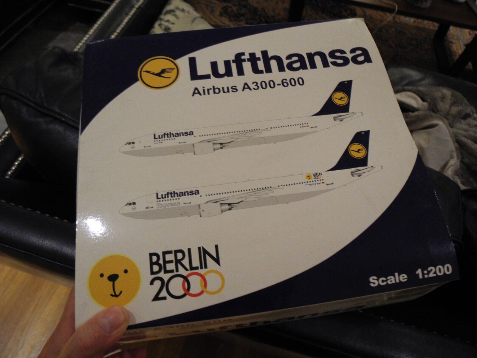 VERY Rare JC WINGS / Inflight Mold Airbus A300 Lufthansa, 1:200, BERLIN 2000