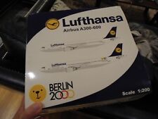 VERY Rare JC WINGS / Inflight Mold Airbus A300 Lufthansa, 1:200, BERLIN 2000 picture