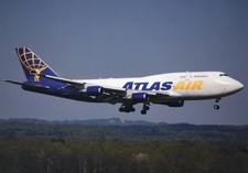 ATLAS  AIR  AIRLINES  B-747-400   HQTS  WHITE PLAINES  NY  AIRPORT   09/21 picture