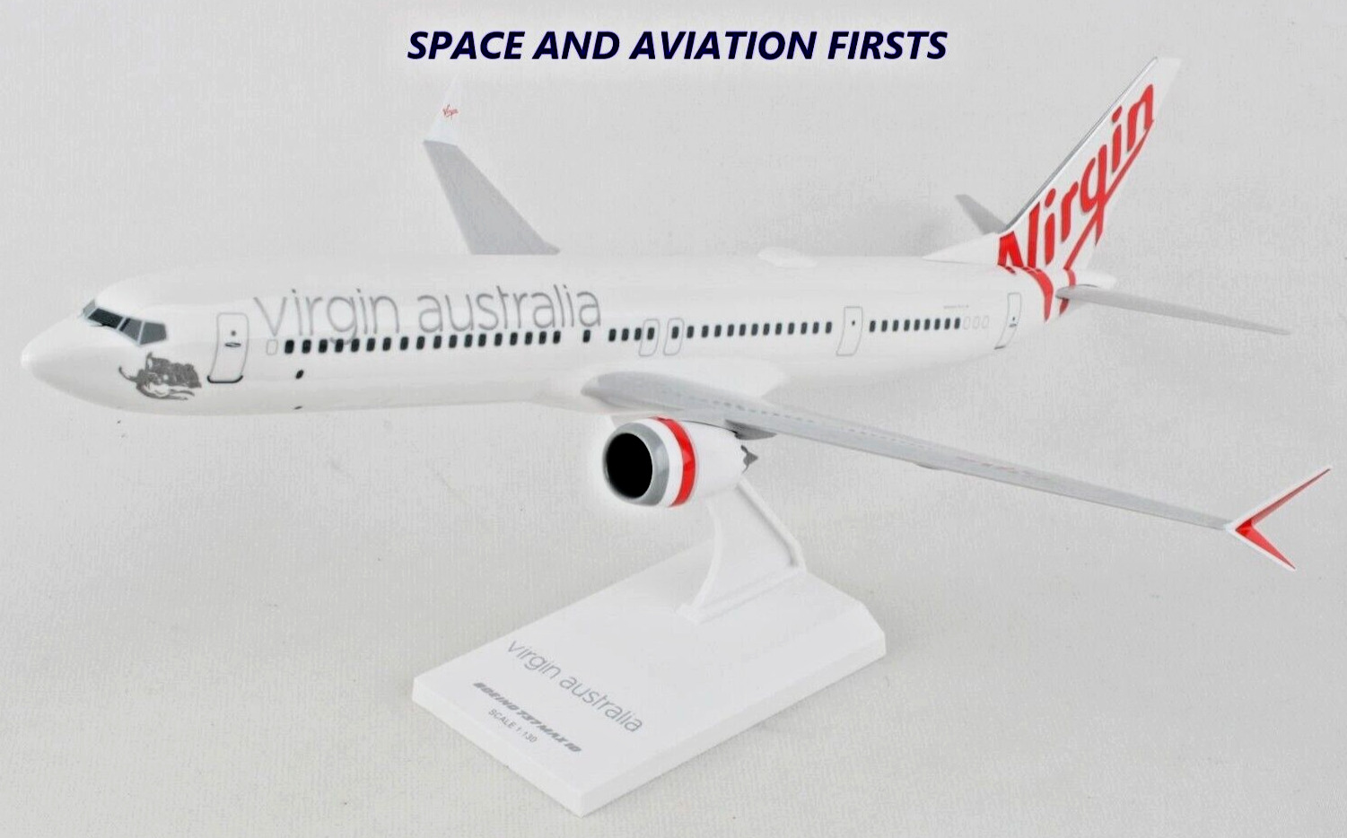 Virgin Australia Airlines Boeing B737 Max 10 Executive Style 1/130 RESIN Model