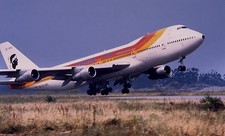 B-747-200 Corse Air International Iberia Airplane Wood Model Regular  picture