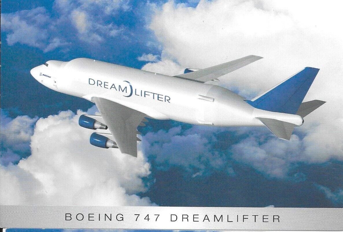 Boeing,  Modified 747-400  Dreamlifter, Postcard