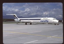 Orig 35mm airline slide Eurofly MD-82 I-DAVR picture