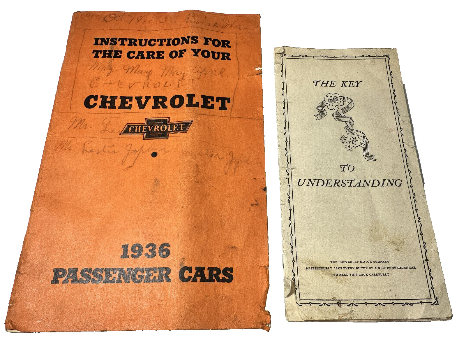 Care Of Your Chevy 1936 Passenger Cars And Keys To Understanding Lot Of 2