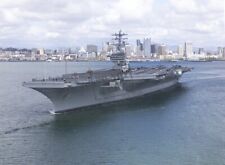 US Navy USN aircraft carrier USS Nimitz (CVN 68) N4 8X12 PHOTOGRAPH picture