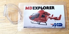 MD Helicopters Baggage Luggage Tag Laminated MD EXPLORER MD520N picture