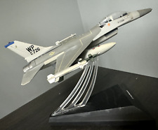 F 16 FALCON Plane Scale Model Desk Top Display Airplane Jet USAF Executive Navy picture